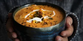 Резать не придется: тыквенный суп на молоке: тыквенный суп на молоке