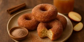 Без водки: печеные пончики из яблочного сидра без жарки в масле