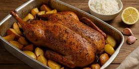 Золотистая утка с айвой: идеальное блюдо для любого праздника