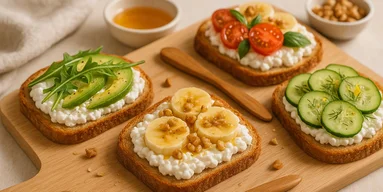 Сніданок конструктор: рецепт тостів з сиром у чотирьох варіантах без світла