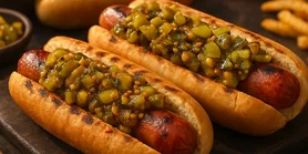 Хот-доги с маринованными огурцами: свежий и сочный рецепт