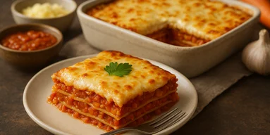 Чечевичная лазанья: рецепт без мяса