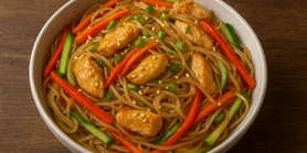 Фунчоза з куркою: рецепт простої страви на вечерю