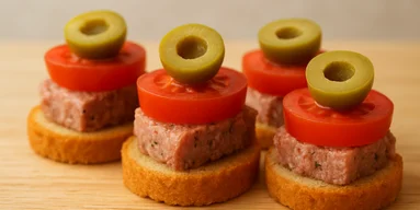 Святкові канапе з тунцем та оливками на Новий рік та не тільки