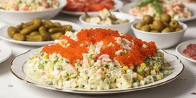Лакшері крабовий салат з крабами від Міши Кацуріна: