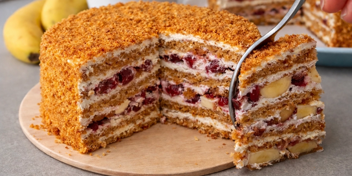 Торт Медівник на коржах без масла - простий рецепт