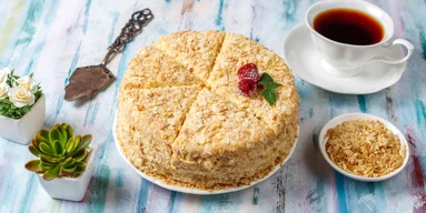 Торт Наполеон в сковороді - не доведеться навіть вмикати духовку