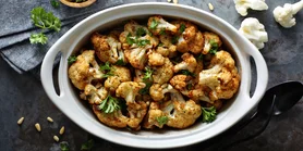 Цвітна капуста, запечена в медово-бальзамічній глазурі