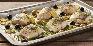 Просто і смачно: запечена риба з оливками та ароматним імбирем