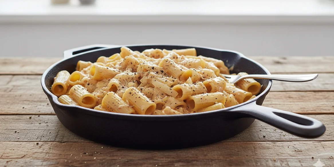 Французькі цибулеві рігатоні: все в одному посуді