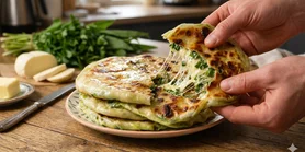Хачапури на кефире с черемшой и сыром: рецепт Ярославского без духовки