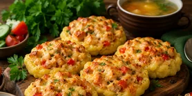 Картопляні гнізда з начинкою: рецепт із куркою та сиром