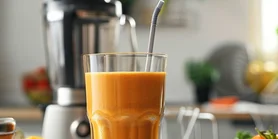 Морковный смузи на растительной основе: полезная альтернатива пирогу