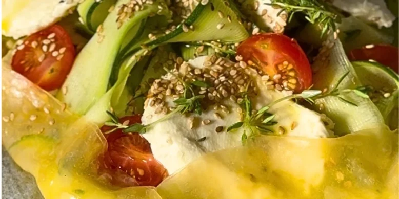 Безглютеновий: рецепт французького пирога із рисового паперу з овочами та сиром