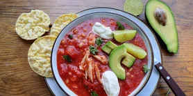 Курячий суп фахітас - улюблена закуска в незвичайній подачі