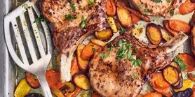 Запеченная свинина и карамелизированная морковь в кленово-горчичном сиропе: вкусный белковый ужин