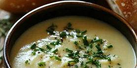 Нежный картофельный крем-суп с луком-пореем: готовится всего за 30 минут