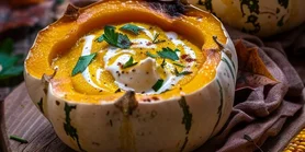 Яблочно-тыквенный крем-суп: неожиданное сочетание и насыщенный вкус