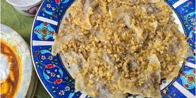 Вместо вареников: крымскотатарские треугольники с мясом и орехами - Джевизли аш