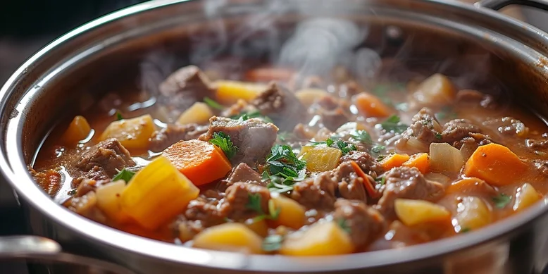 Невероятно согревающее: суп из говядины и перловки в мультиварке