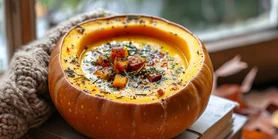 Хит сезона: рецепт нежного крем-супа из тыквы Хоккайдо