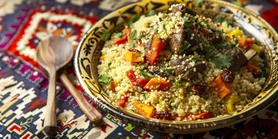 Идеальное блюдо на осенний стол: рецепт кускуса с печеной тыквой