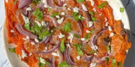 Из батата: рецепт пиццы без теста с сыром и луком: рецепт пиццы без теста