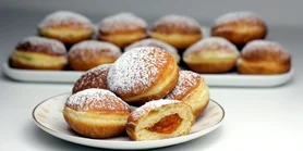 Сладкие донаты с вареньем