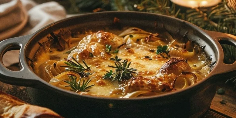 Не только суп: рецепт французской луковой пасты в одной посуде