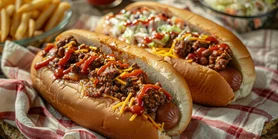 Луковые хот-доги по-французски