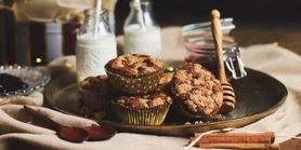 Дітям на радість. Гарбузово-журавлинові кекси