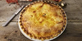 Повітряний і ніжний. Закритий яблучний пиріг із ванільним кремом - готується дуже просто