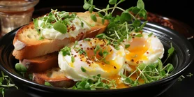 Поживний сніданок як у кафе. Яйця а-ля Бенедикт з ніжним соусом