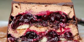 Лучше, чем тирамису. Шоколадно-сырный десерт-кекс с черничной начинкой