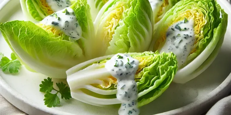 Вишукана простота: святкова закуска з айсберга із заправкою з блакитного сиру