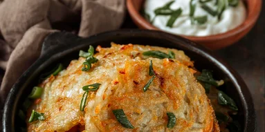 Бандуряники: лемковское блюдо из дерунов и грибов в горшке на праздник или в будни