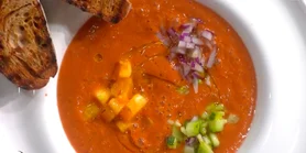 Гаспачо из томатов и болгарского перца - испанский хит