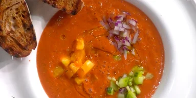 Гаспачо из томатов и болгарского перца - испанский хит