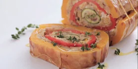 «Вегедукен»: праздничная версия вегетарианского рулета из «индейки»