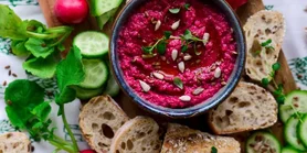 Сливочный дип из красной свеклы: идеально к праздничному столу