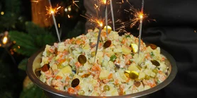 Оливье по-новому: с курицей и свежими овощами