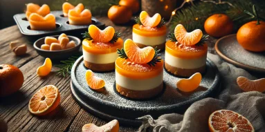 Мандариновые мини-чизкейки: простой и эффектный десерт на Новый год