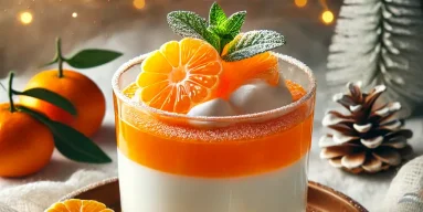 Идеальный новогодний десерт: нежная мандариновая паннакотта