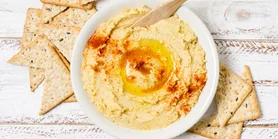 Хумус с красным луком и индийскими специями - вместо масла к бутербродам