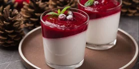 Рецепт вишневой панакоты к праздничному столу