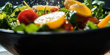 Салат из шпината с мандаринами: рецепт к новогоднему меню