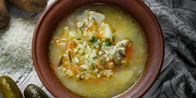 Рецепт зігріваючого розсольника з рисом