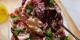 Рецепт теплого салата из куриной пиккаты